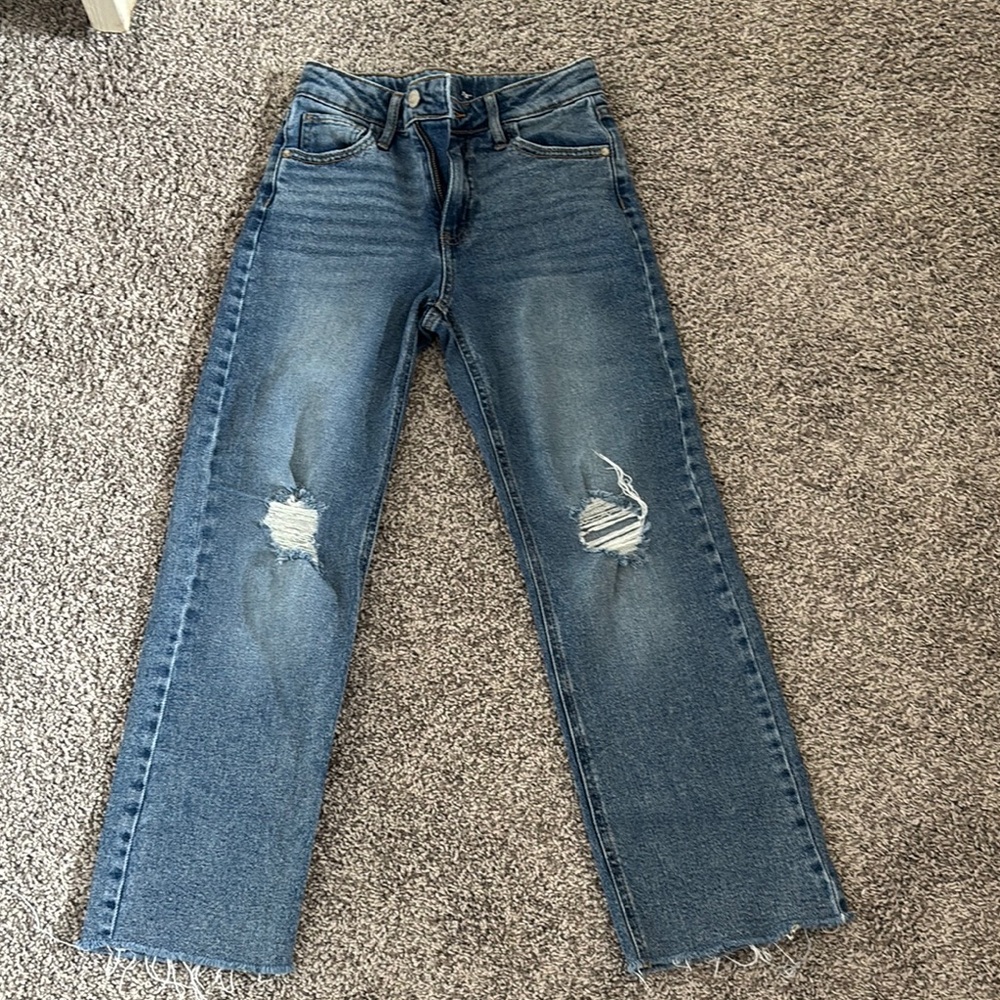 Kid’s Blue Distressed Jeans